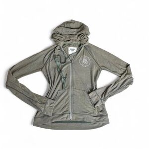 Abercrombie & Fitch Women's Gray Zip-Up Jacket